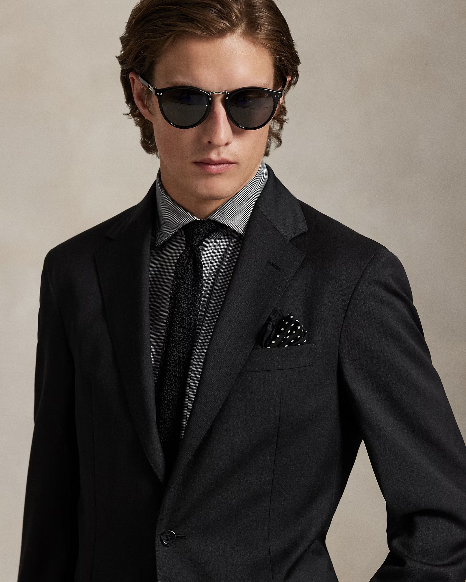 Costume en sergé de laine Tailored Fit