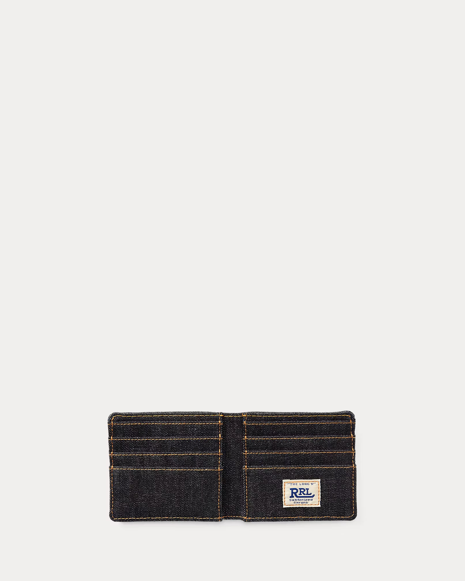 Porte-billets en denim indigo