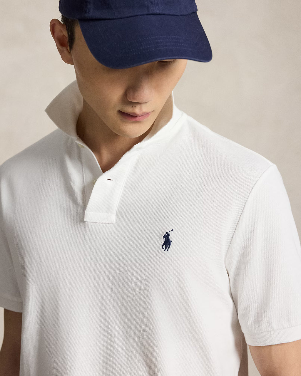 Le polo iconique en coton piqué