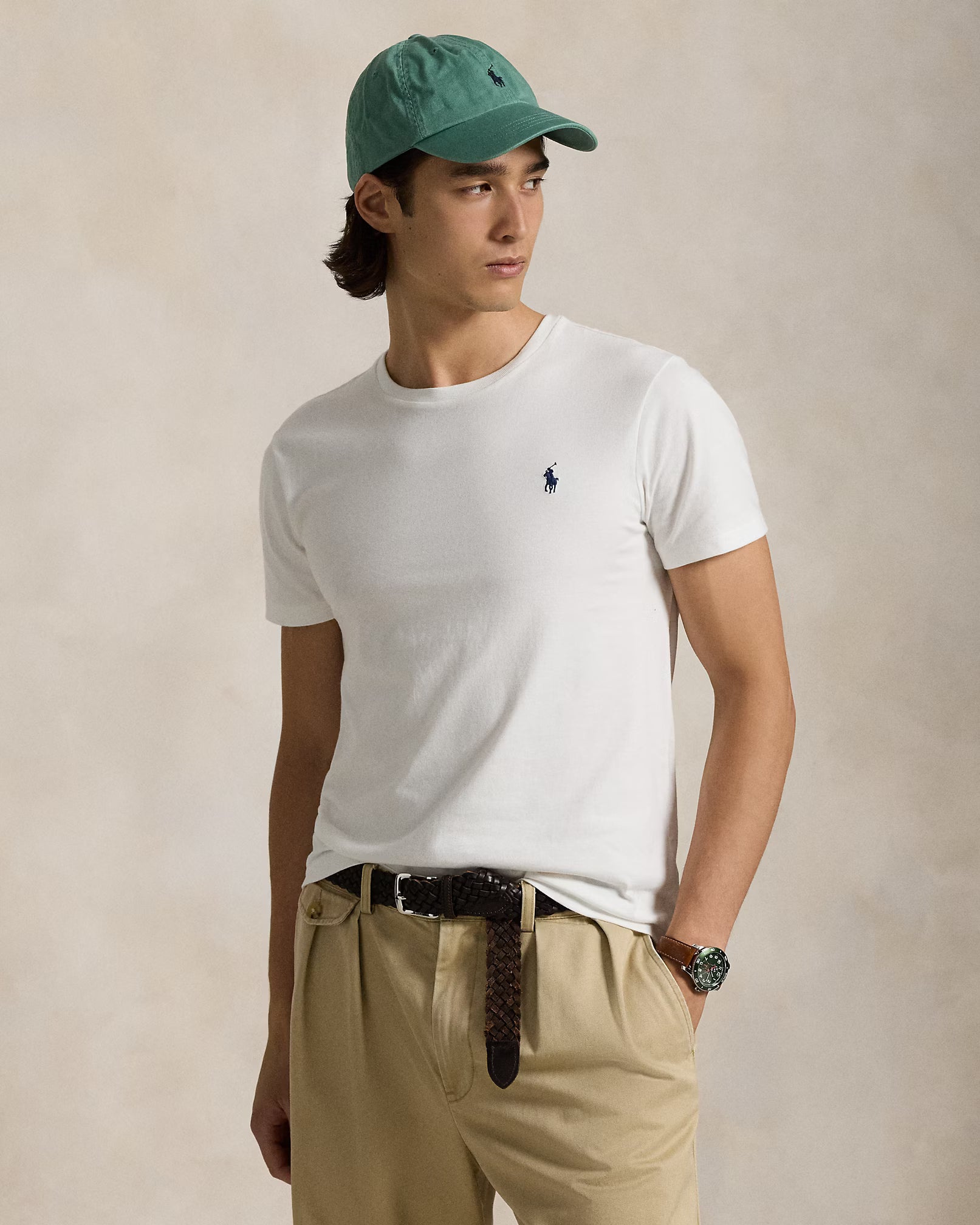 T-shirt col rond jersey coupe ajustée