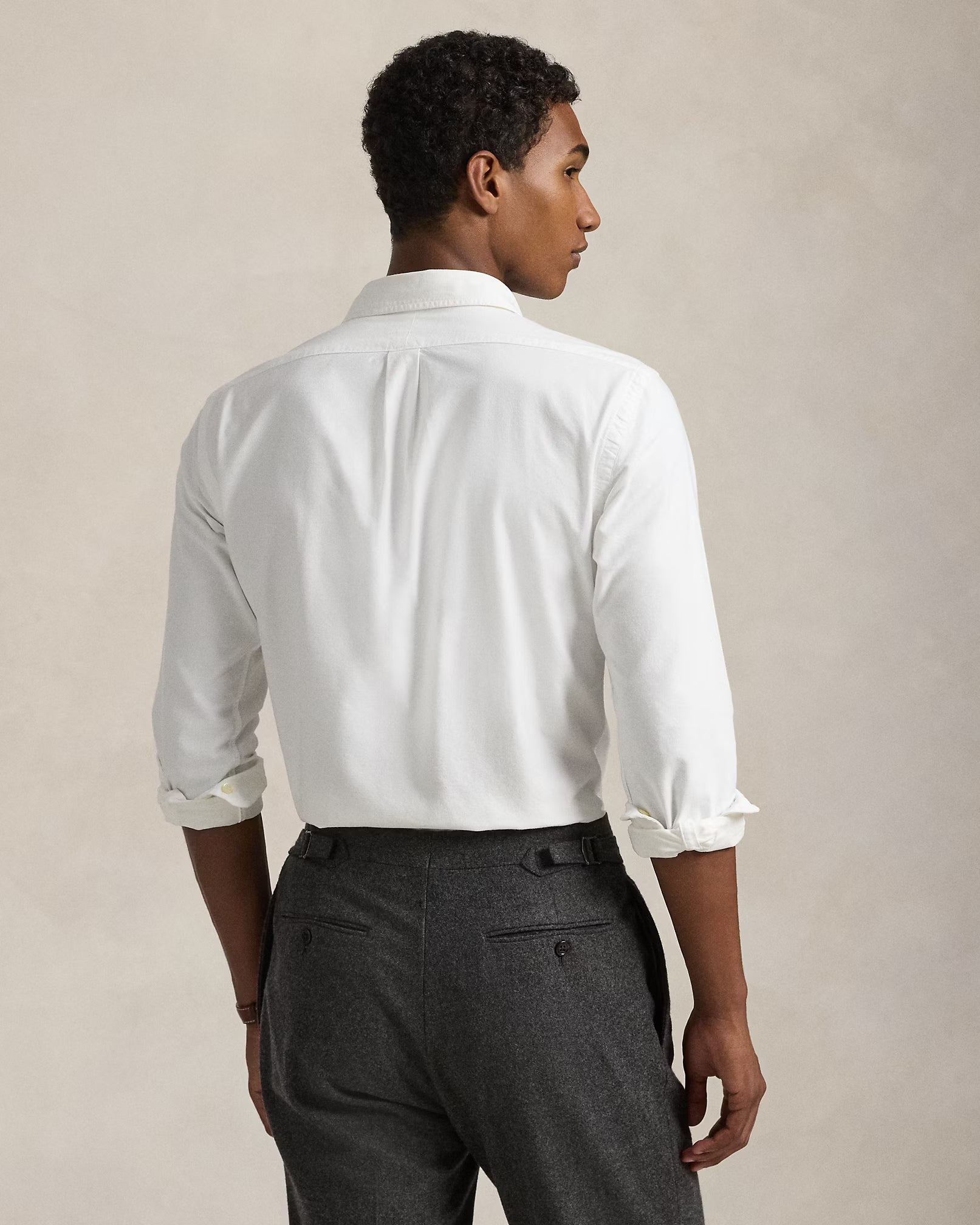 Chemise Oxford teinte en pièce Slim Fit