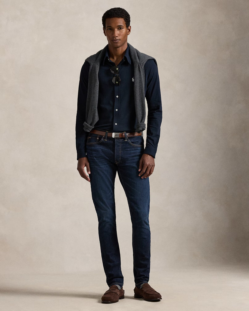 Chemise ultra-légère en coton piqué
