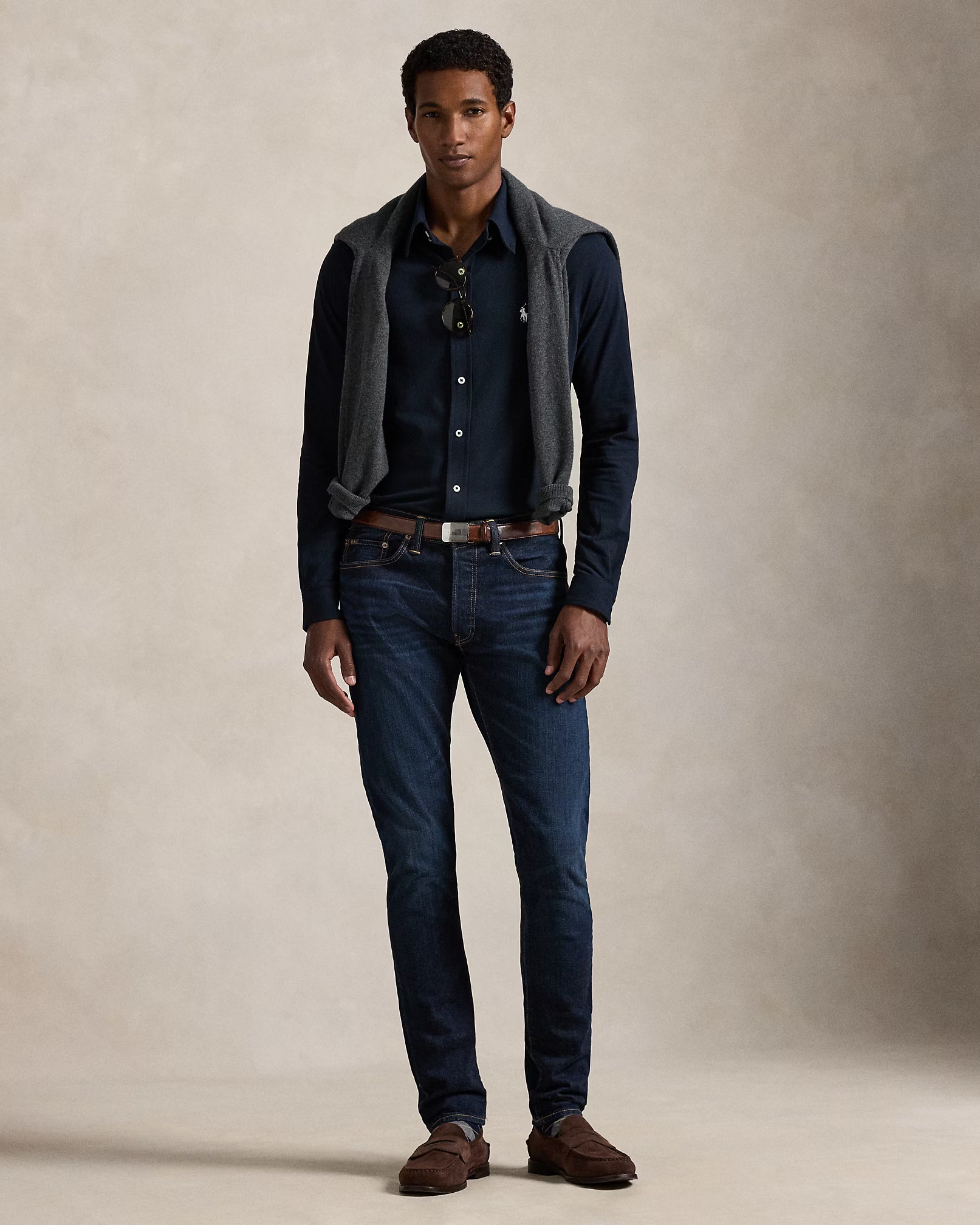 Chemise ultra-légère en coton piqué