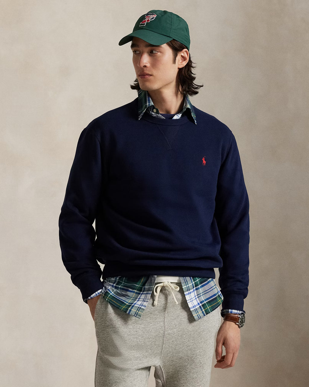 Le sweat RL en molleton