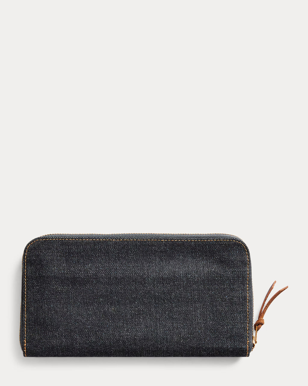 Portefeuille voyage en denim indigo