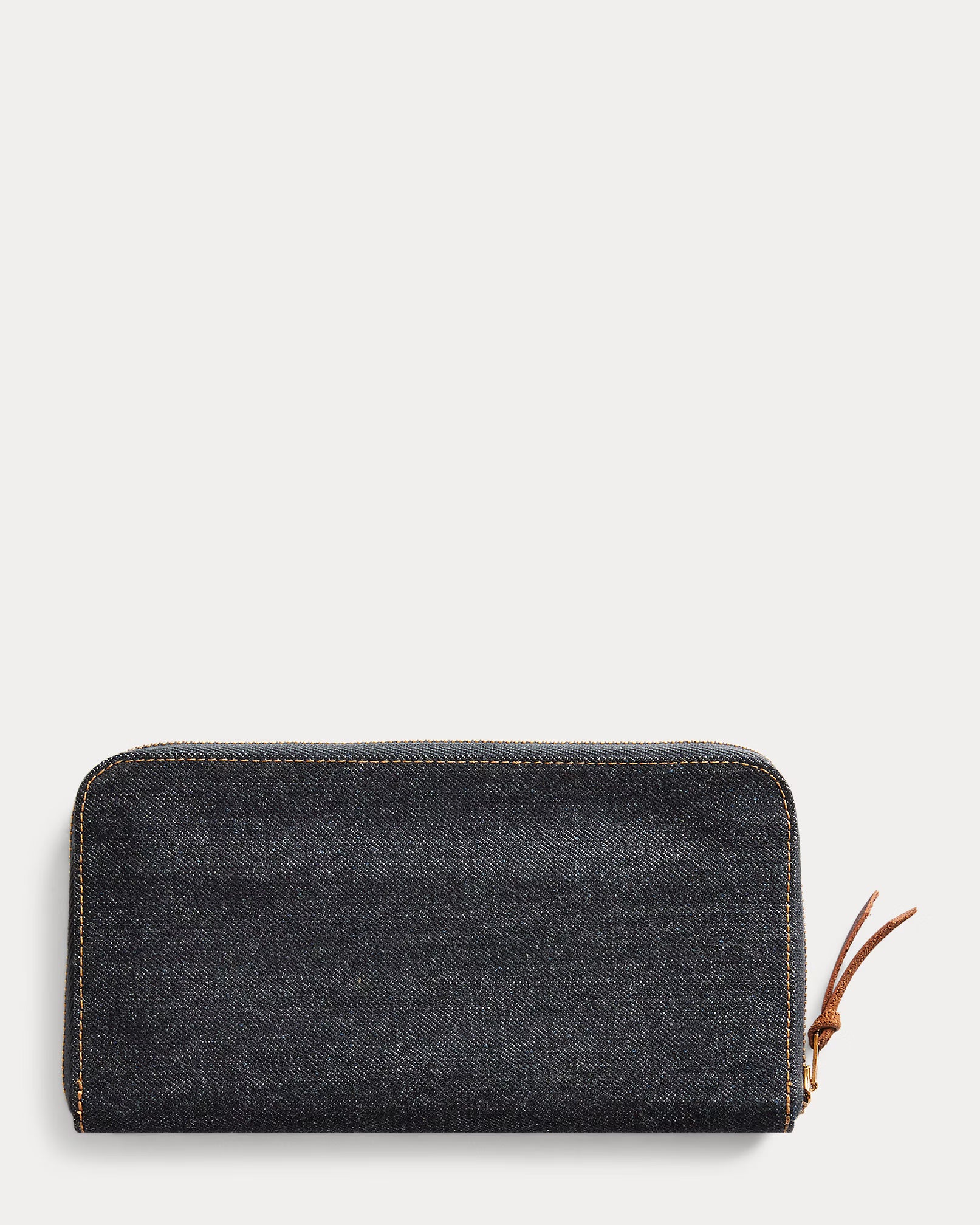Portefeuille voyage en denim indigo