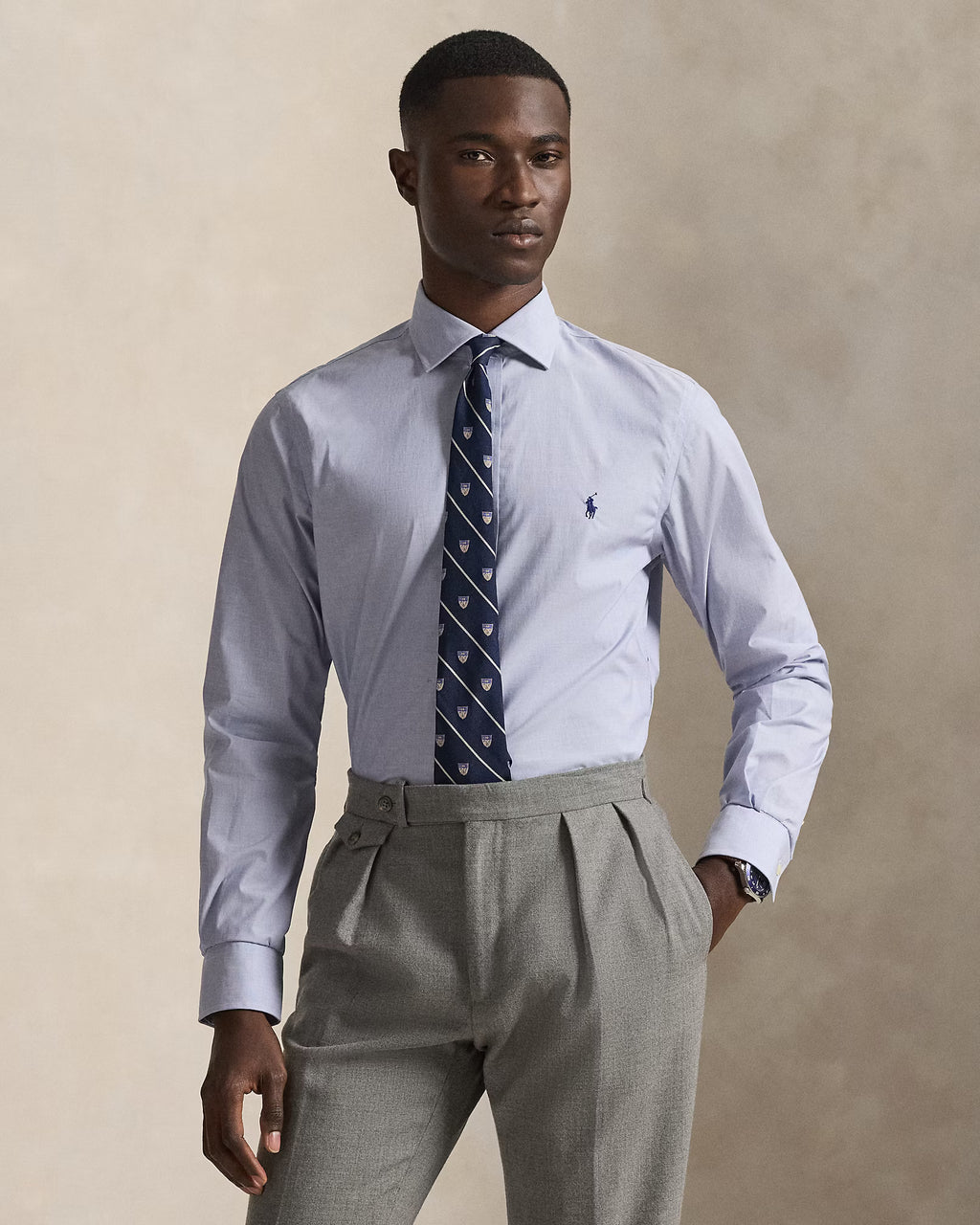 Chemise cintrée en popeline