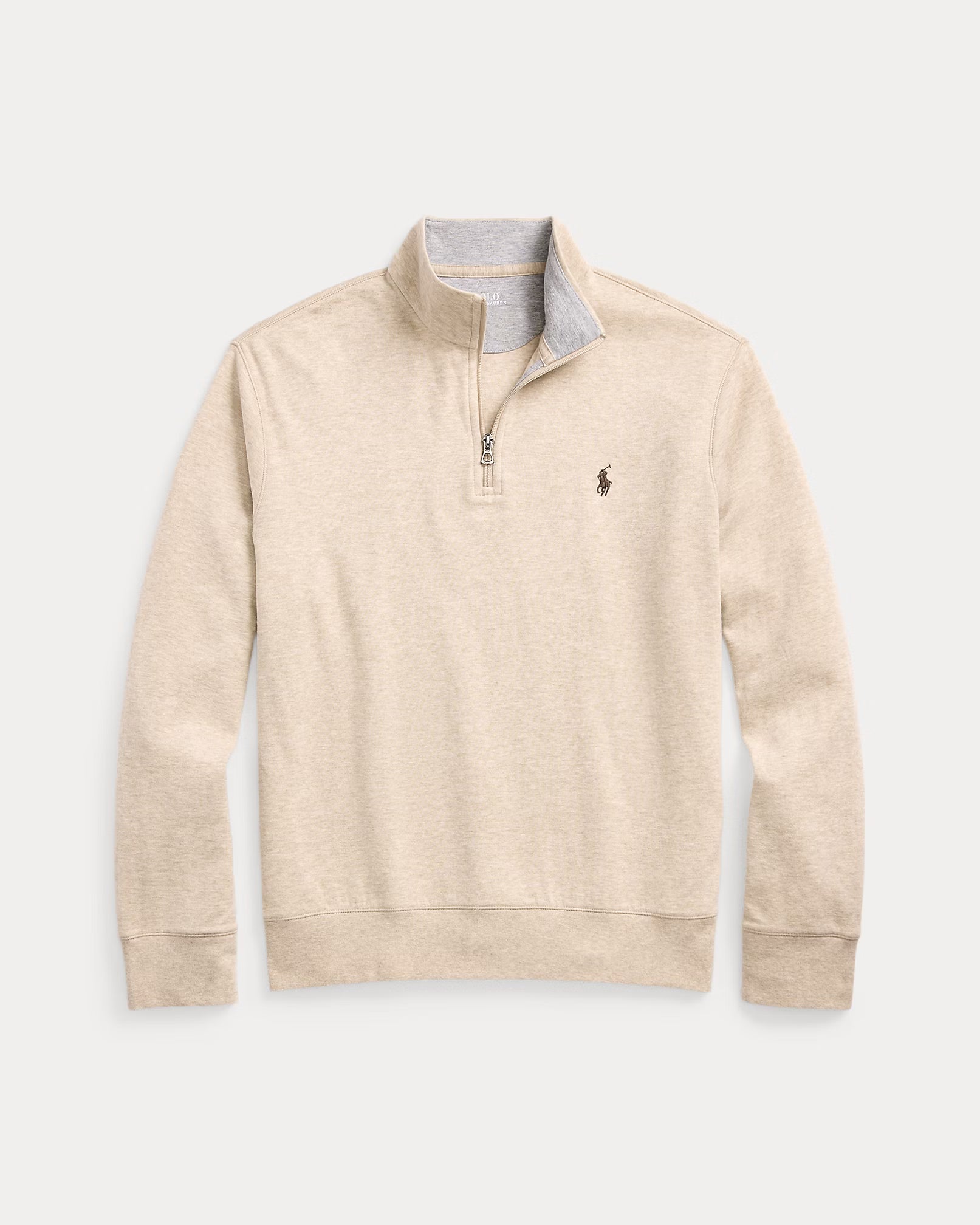 Pull demi-zippé en jersey luxueux