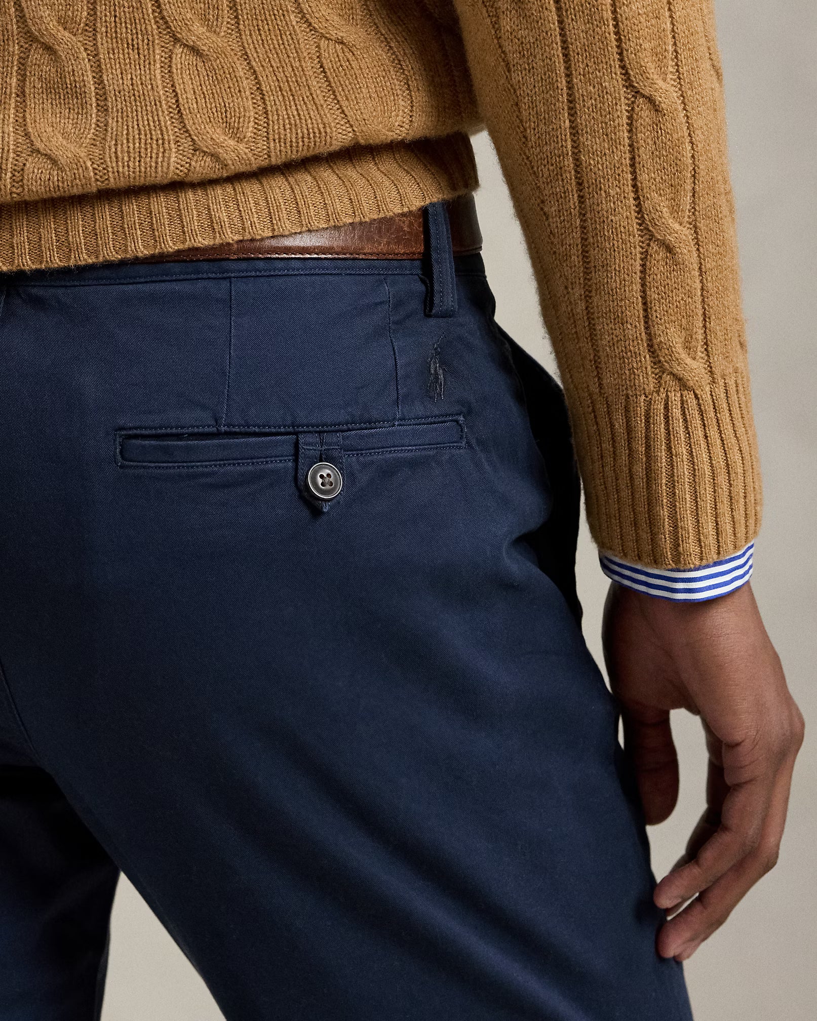 Pantalon chino slim stretch lavé