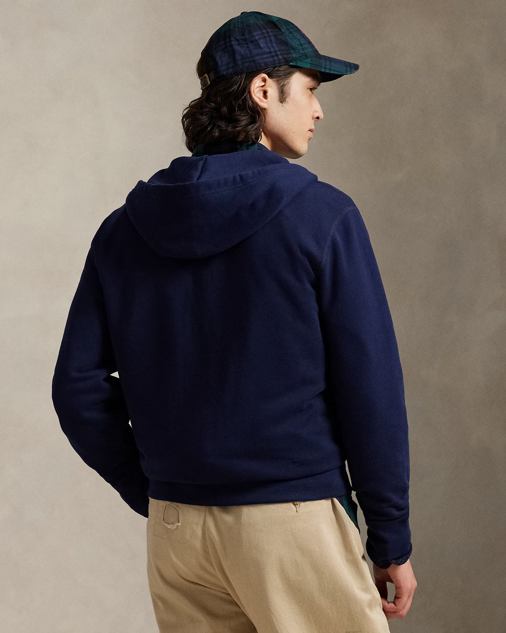 Le sweat à capuche RL en molleton
