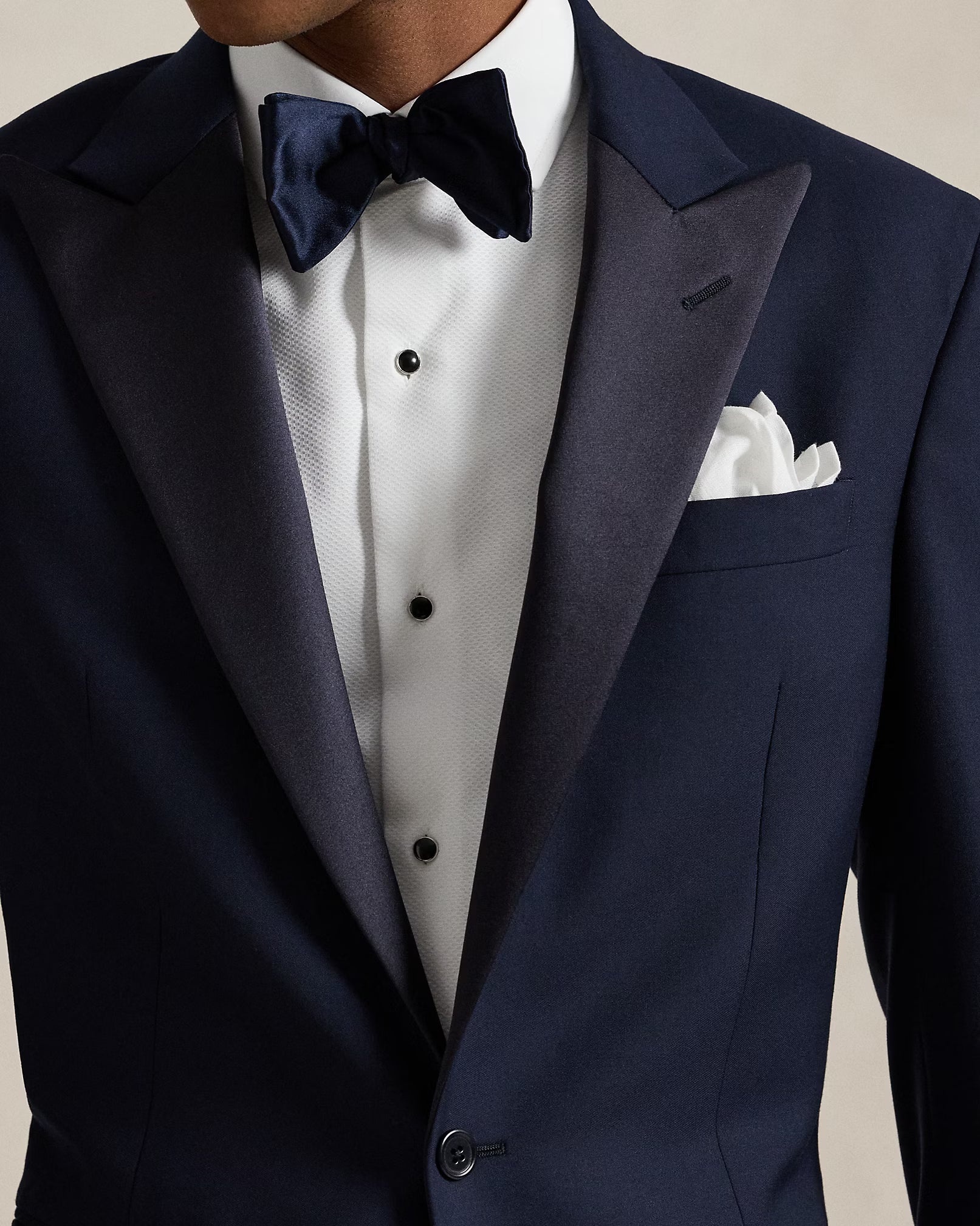 Smoking Polo Tailored Fit barathéa laine