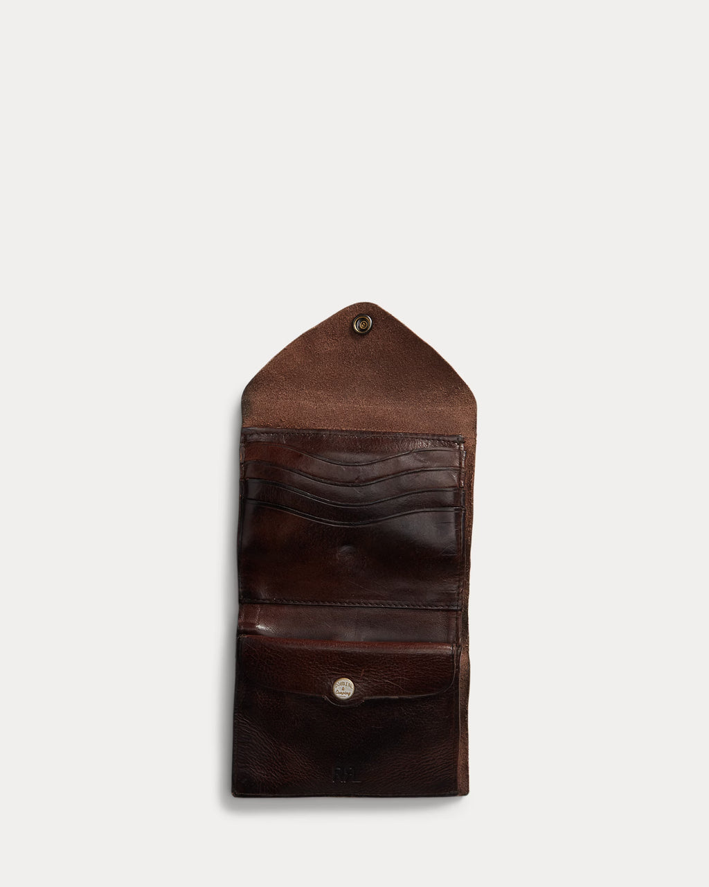 Portefeuille enveloppe en cuir