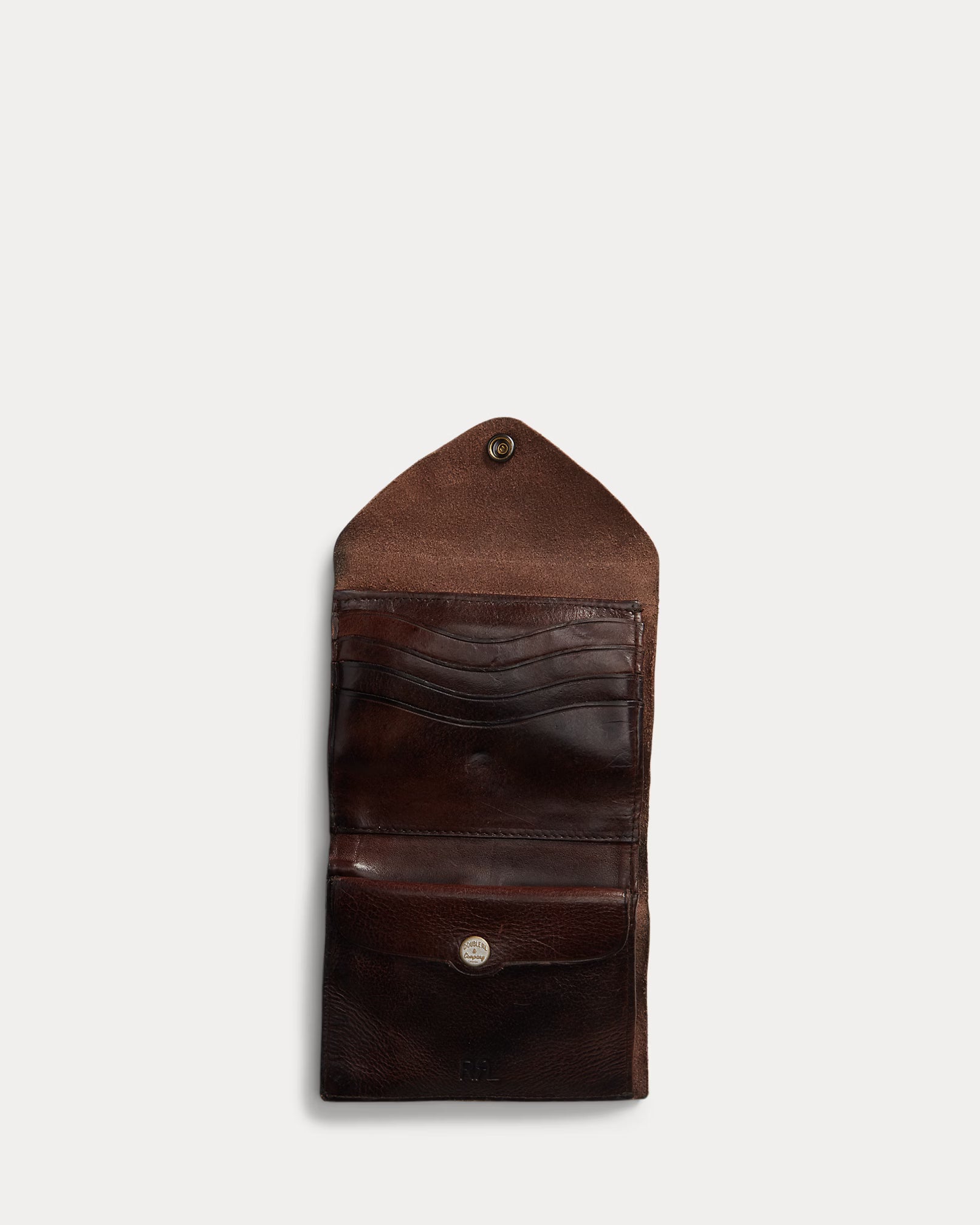 Portefeuille enveloppe en cuir