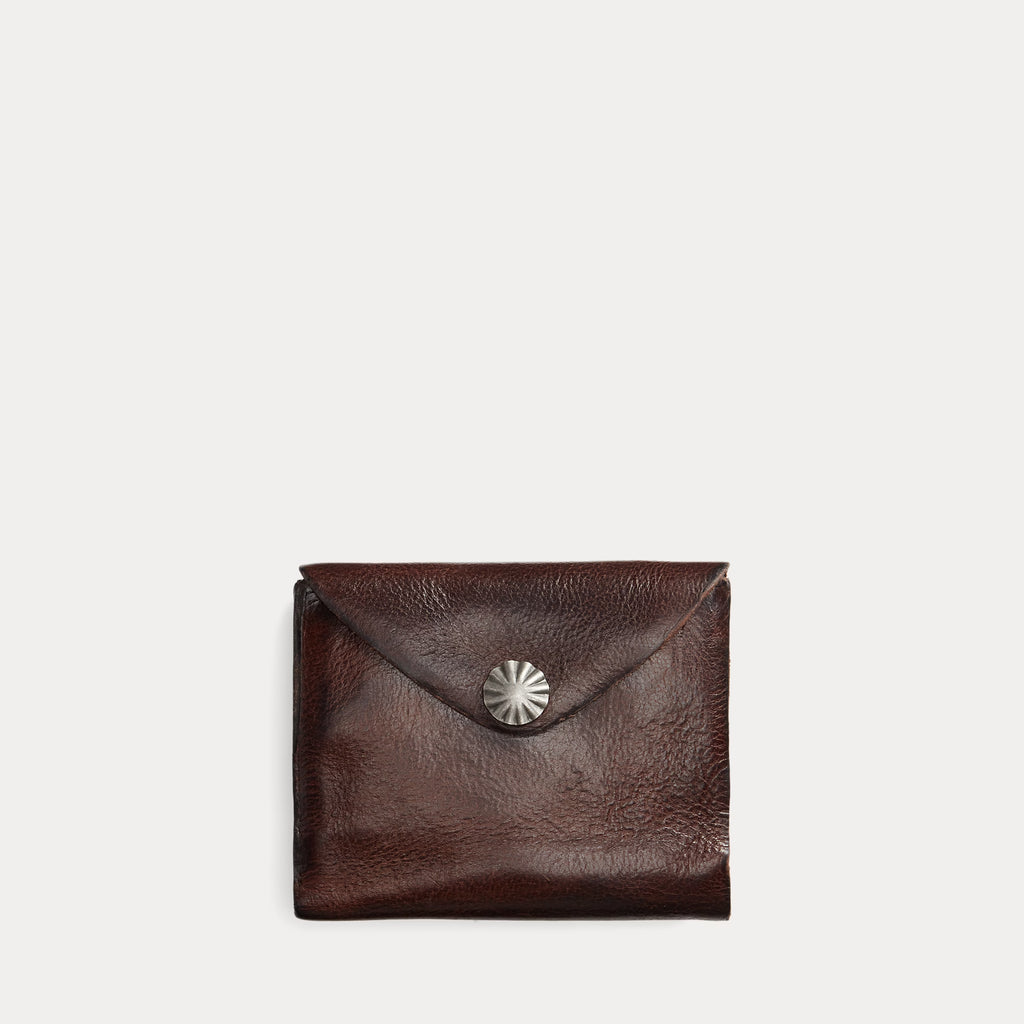 Portefeuille enveloppe en cuir