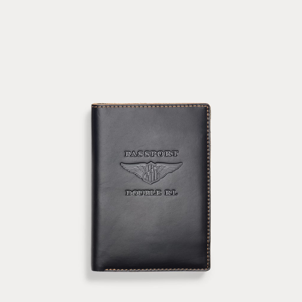 Étui passeport en cuir