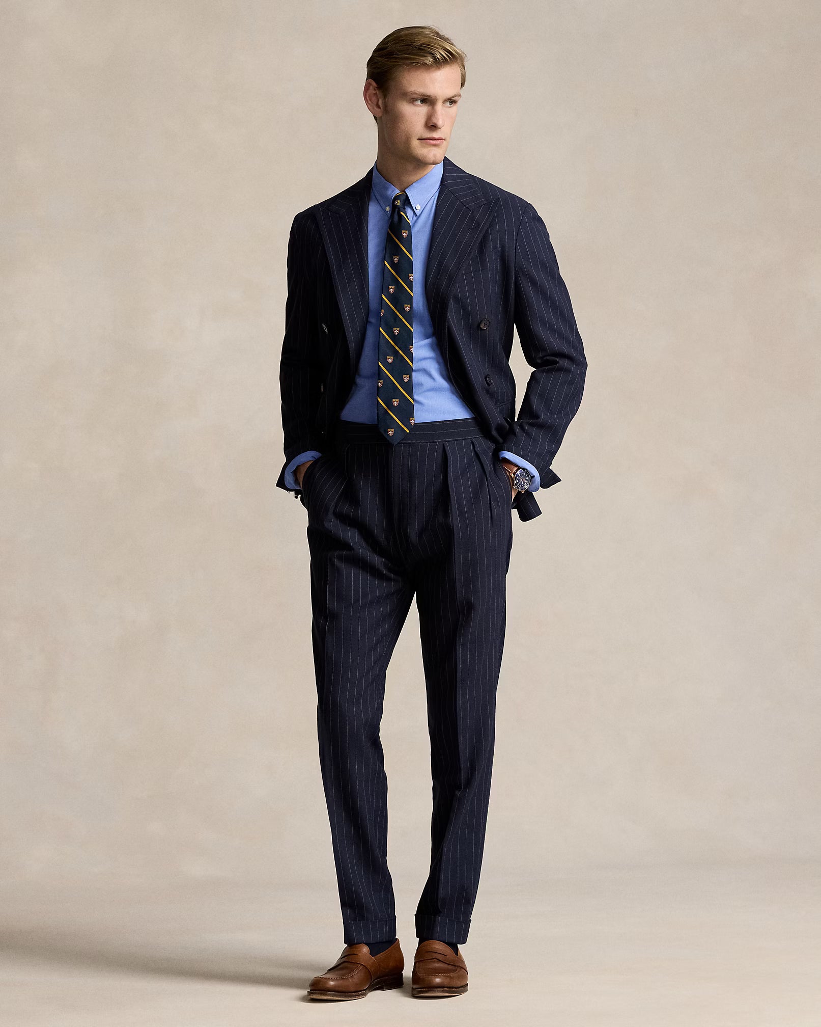 Chemise fil-à-fil cintrée stretch