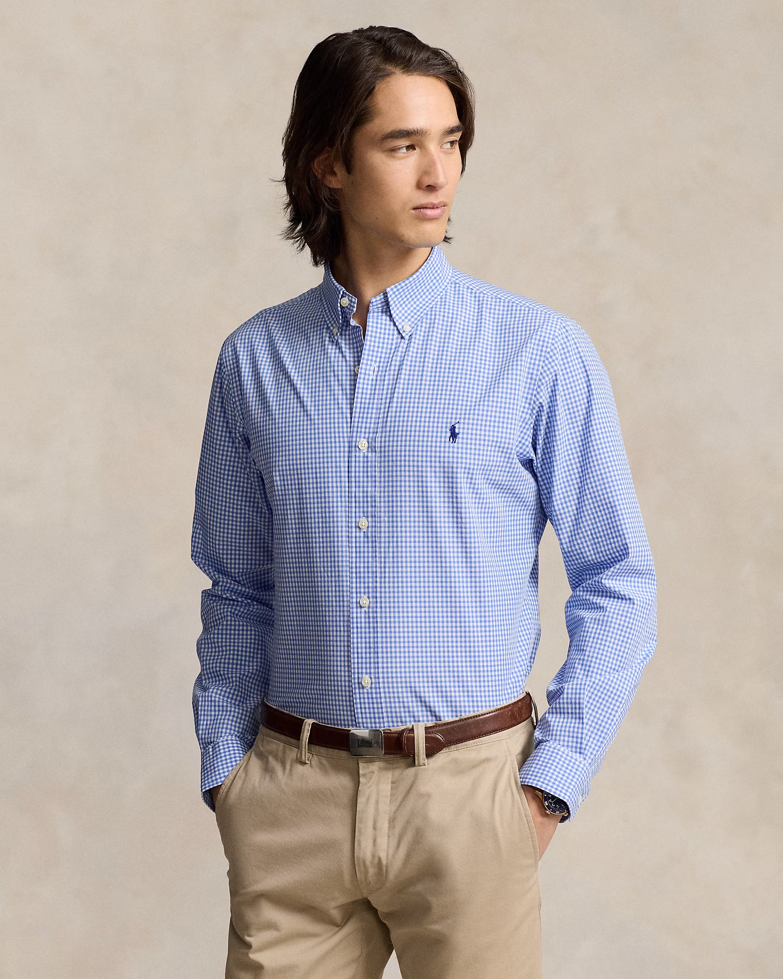 Chemise Slim Fit à carreaux stretch