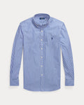 Chemise rayée cintrée popeline stretch