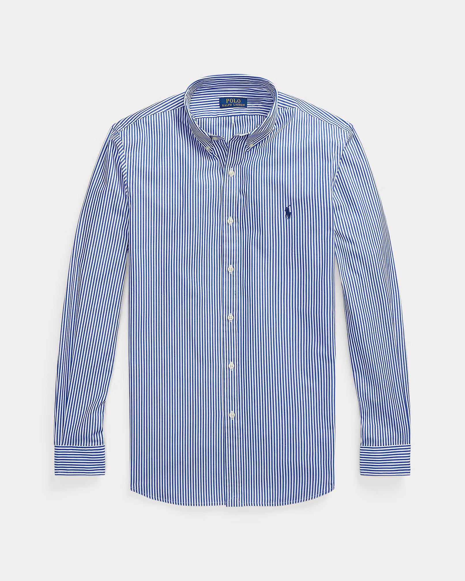 Chemise rayée cintrée popeline stretch