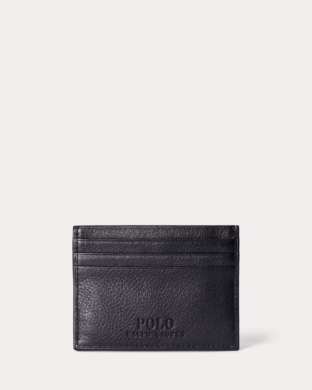 Porte-cartes en cuir chagrin