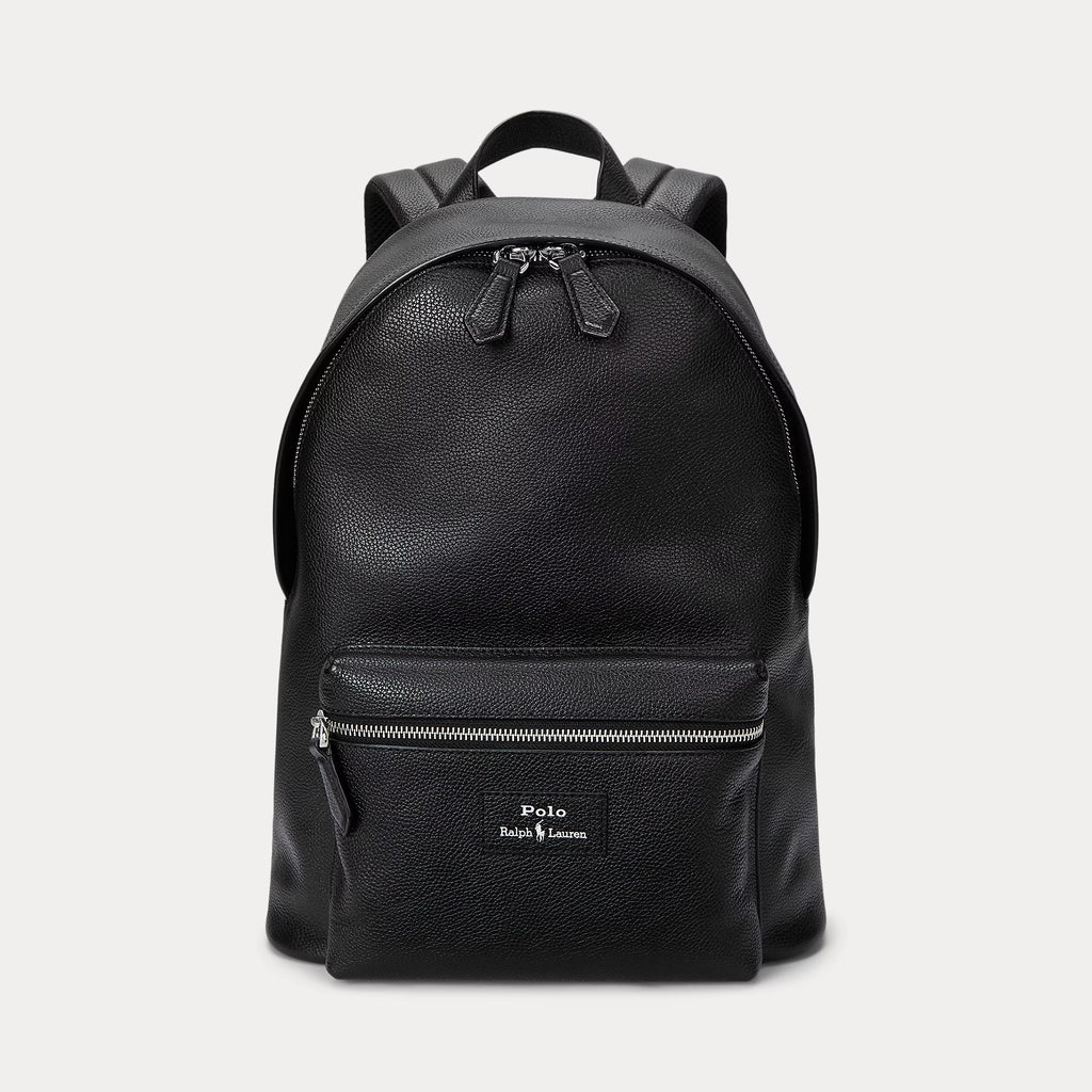 Sac à dos en cuir chagrin