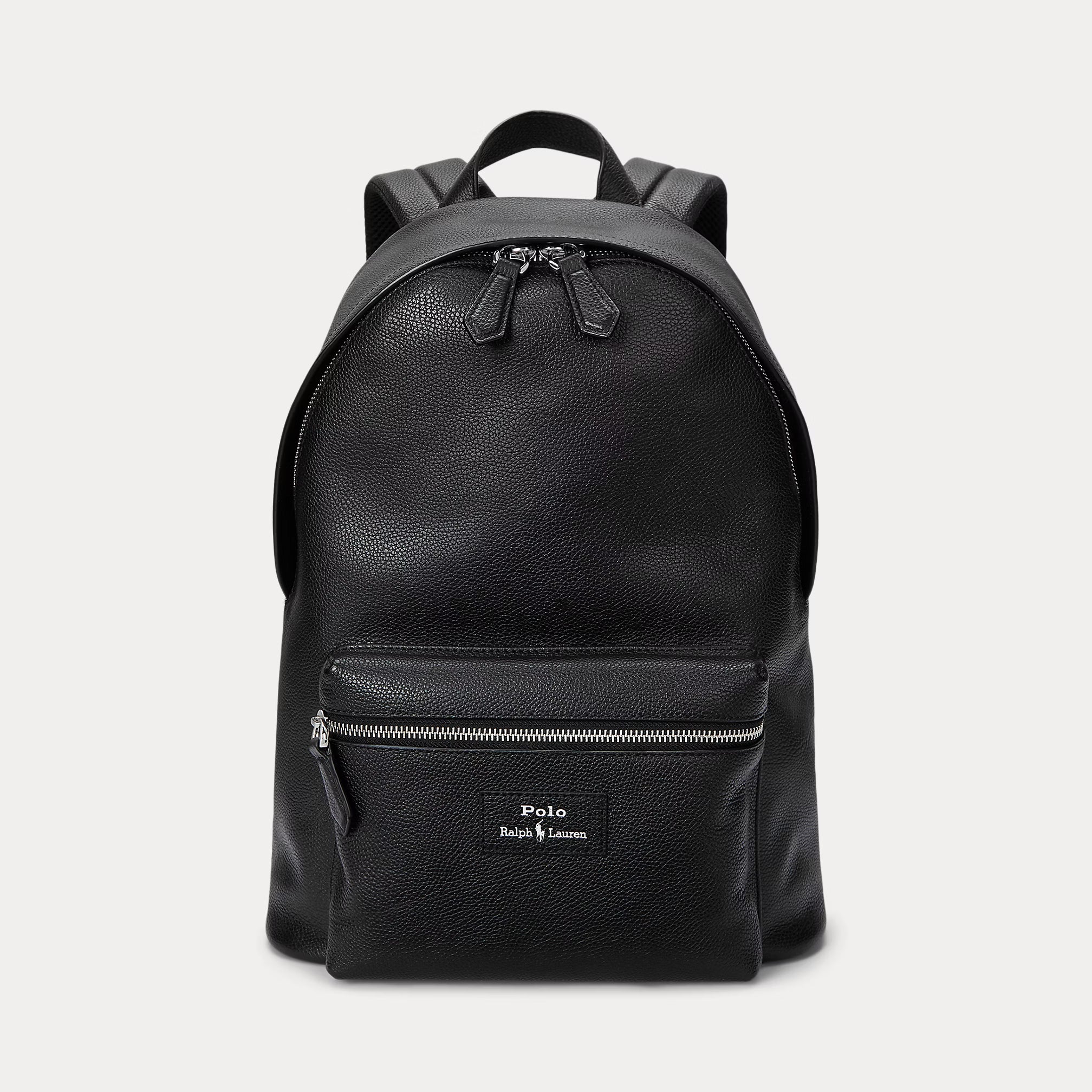 Sac à dos en cuir chagrin