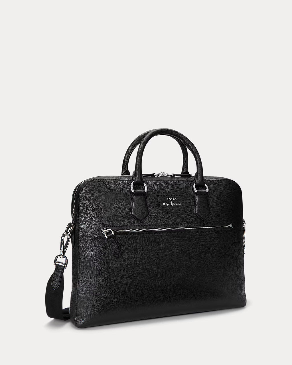 Sacoche en cuir chagrin