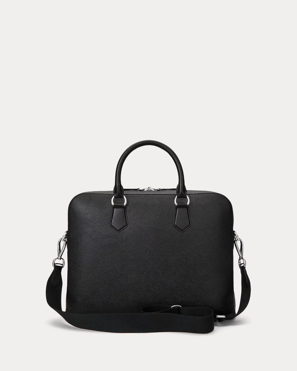 Sacoche en cuir chagrin