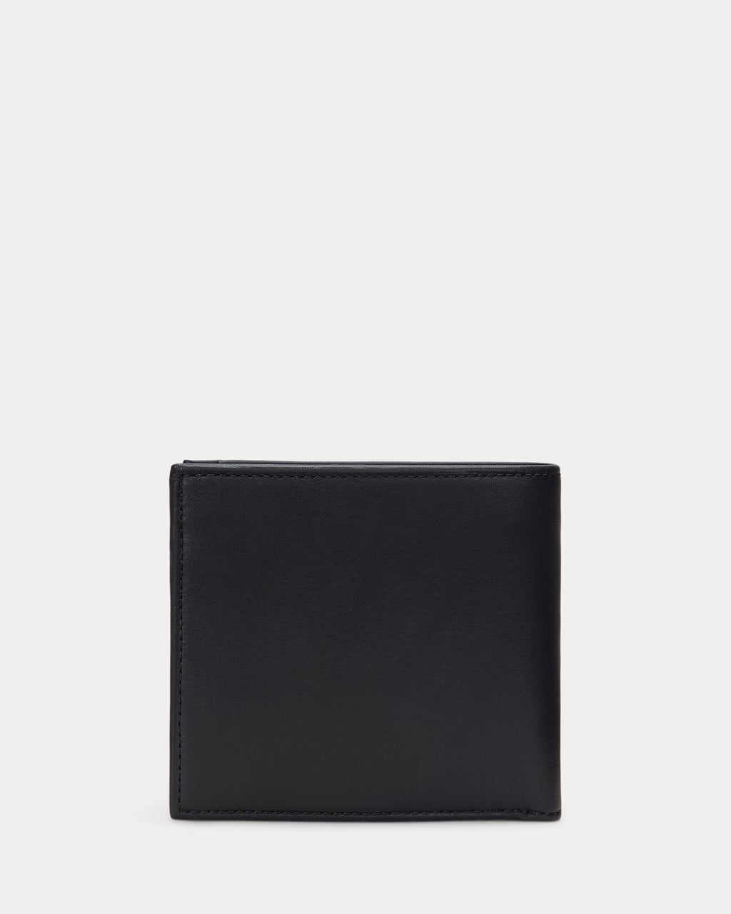 Porte-monnaie et billets en cuir lisse