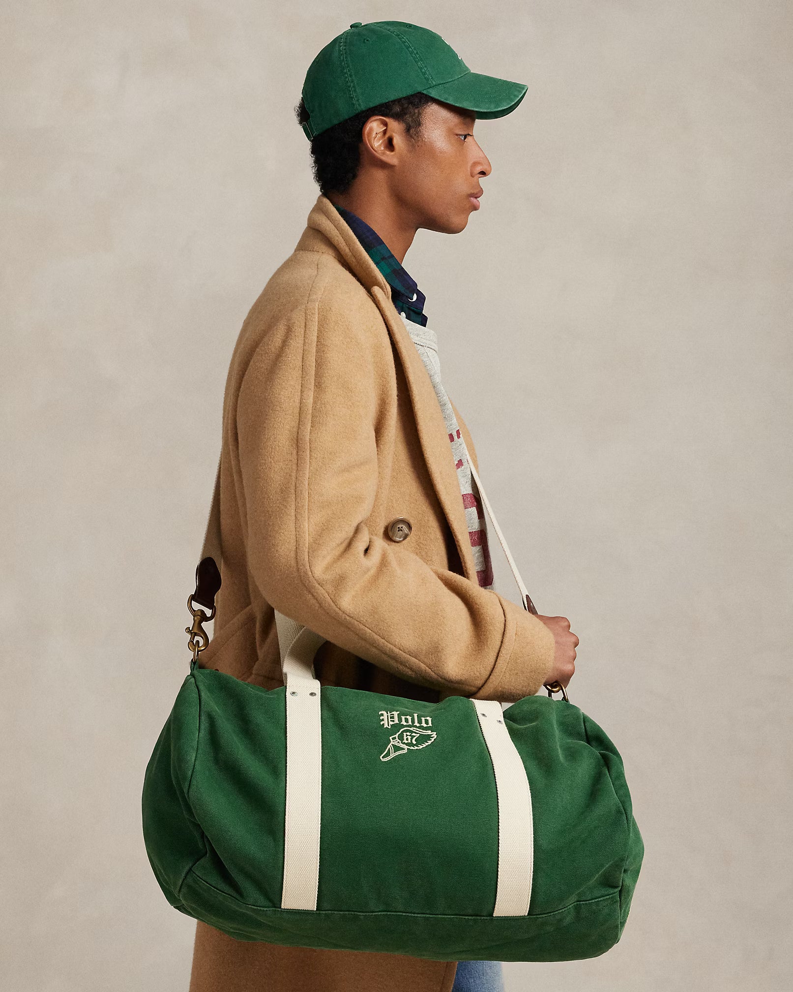 Sac de voyage brodé en toile