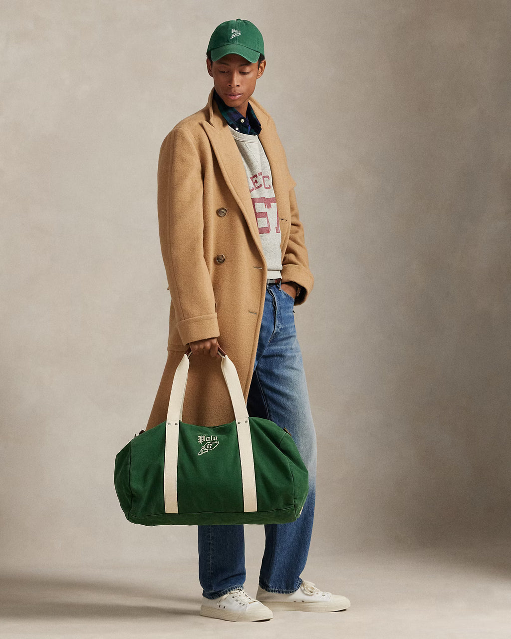 Sac de voyage brodé en toile