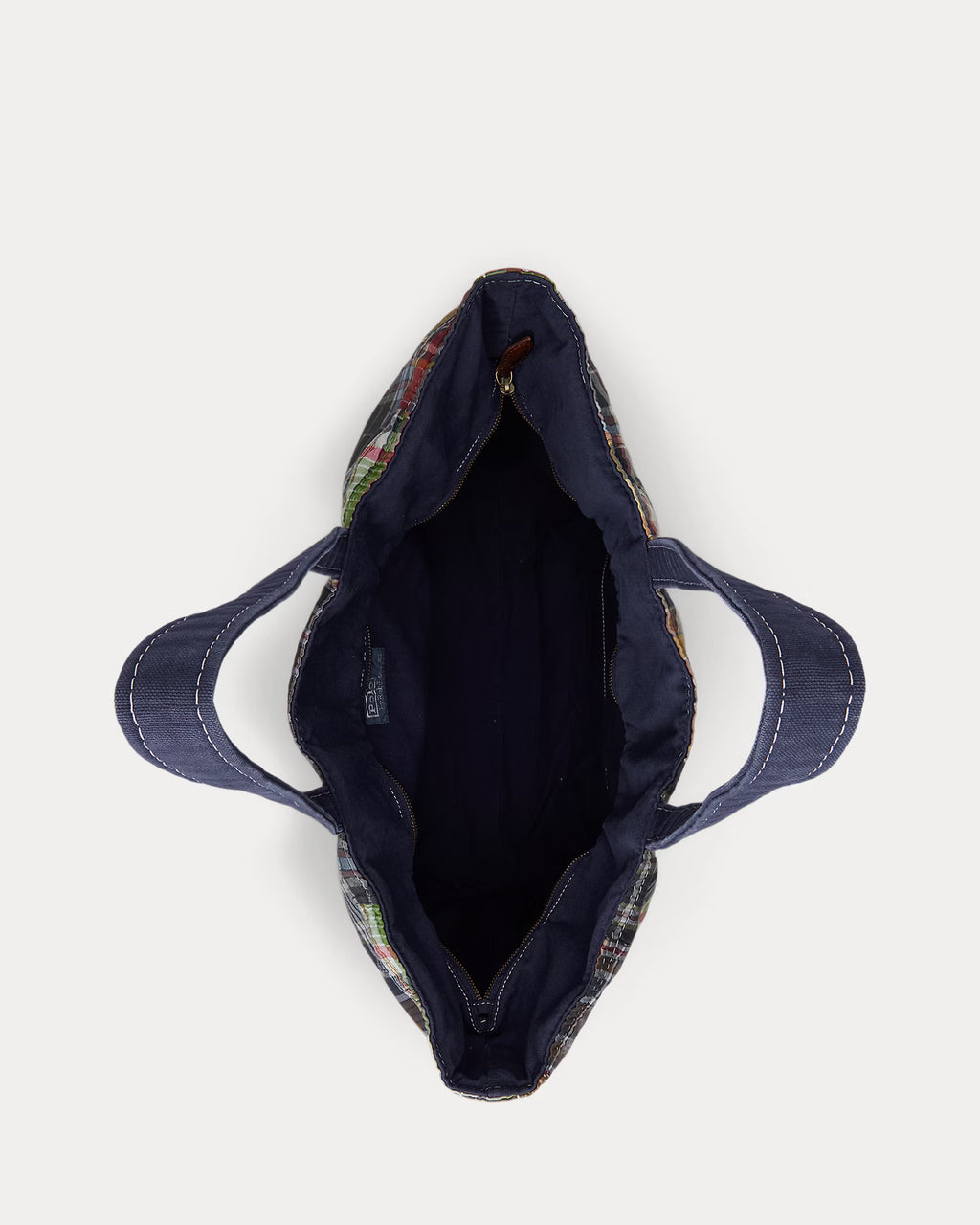 Cabas patchwork en coton madras