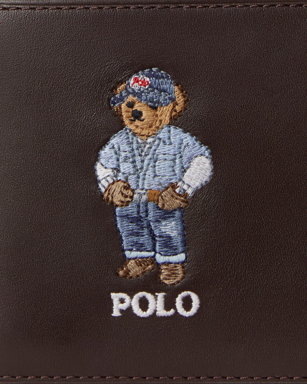 Portefeuille Polo Bear cuir