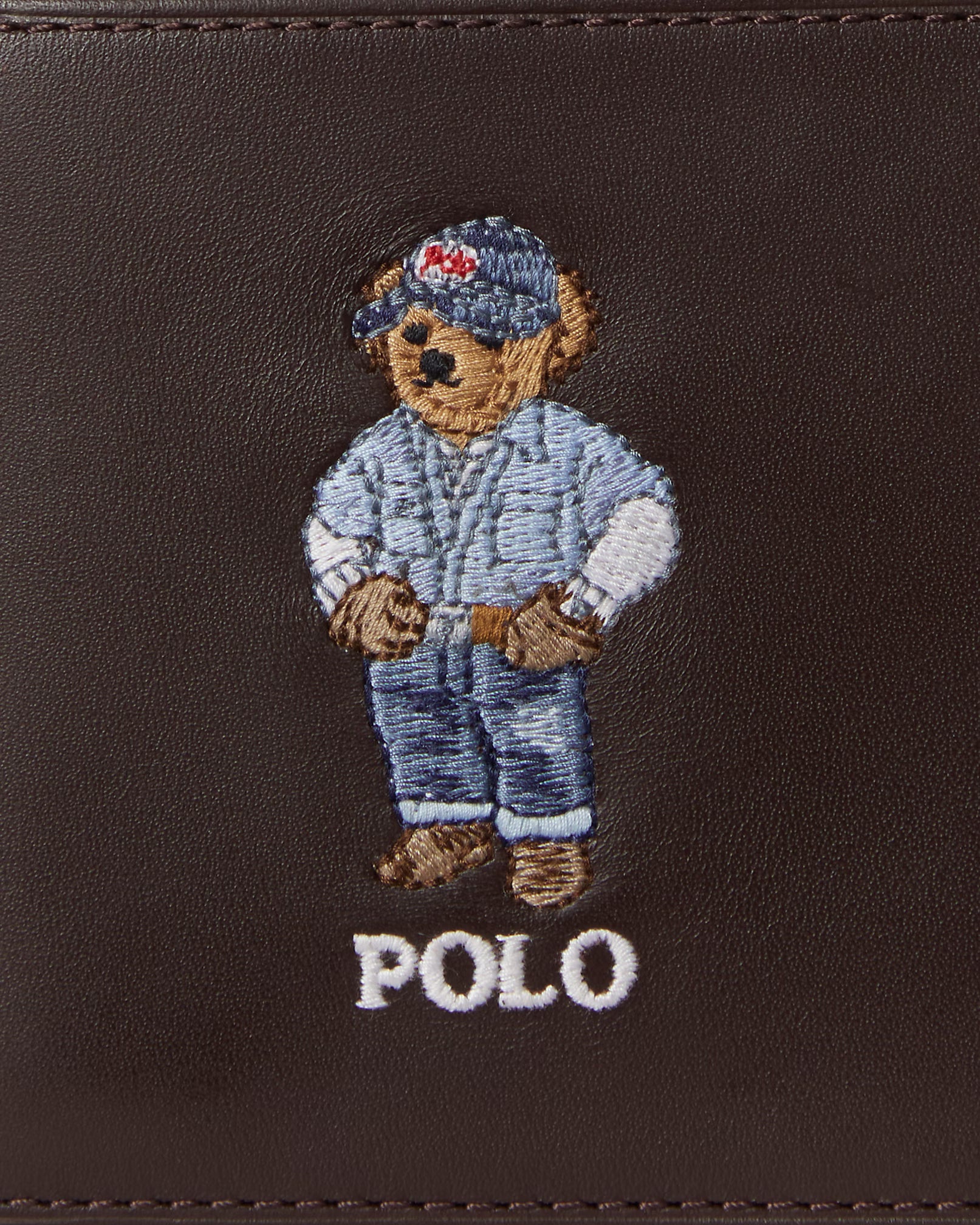 Portefeuille Polo Bear cuir