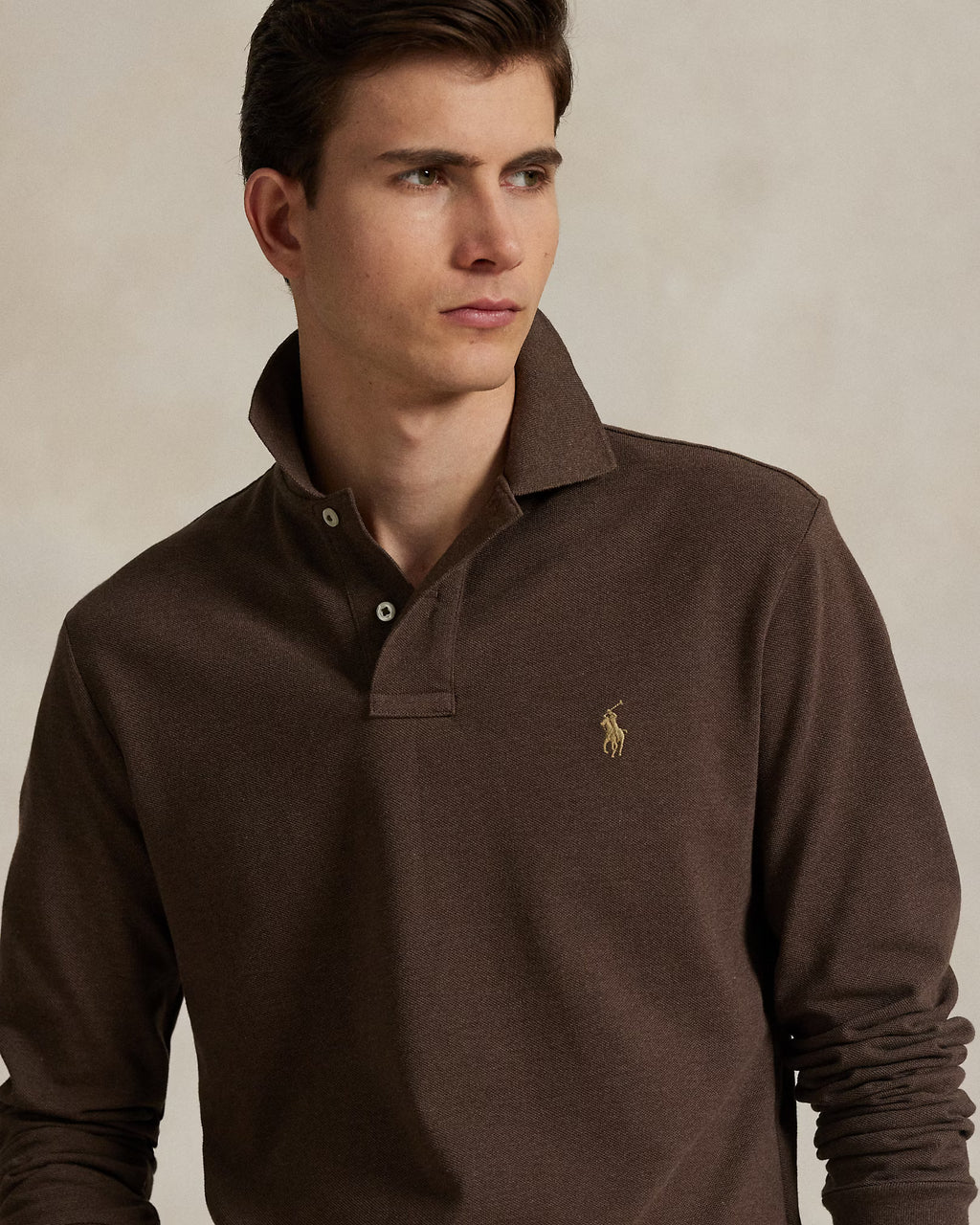 Polo en piqué Custom Slim Fit