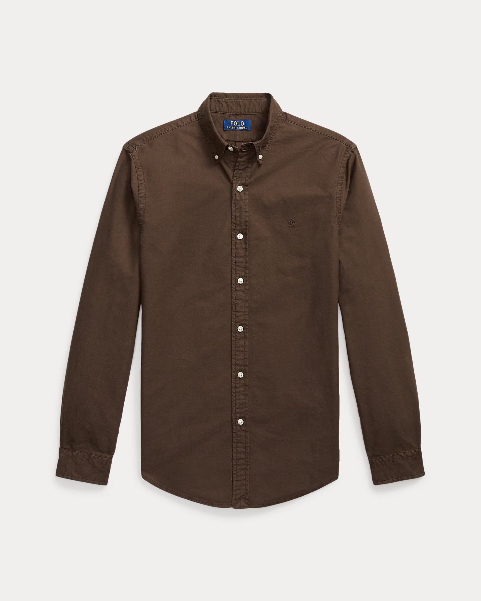 Chemise Oxford Slim Fit teinte en pièce