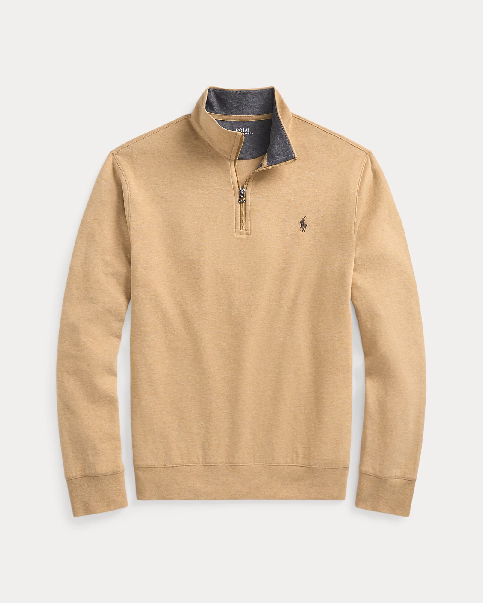 Pull demi-zippé en jersey luxueux