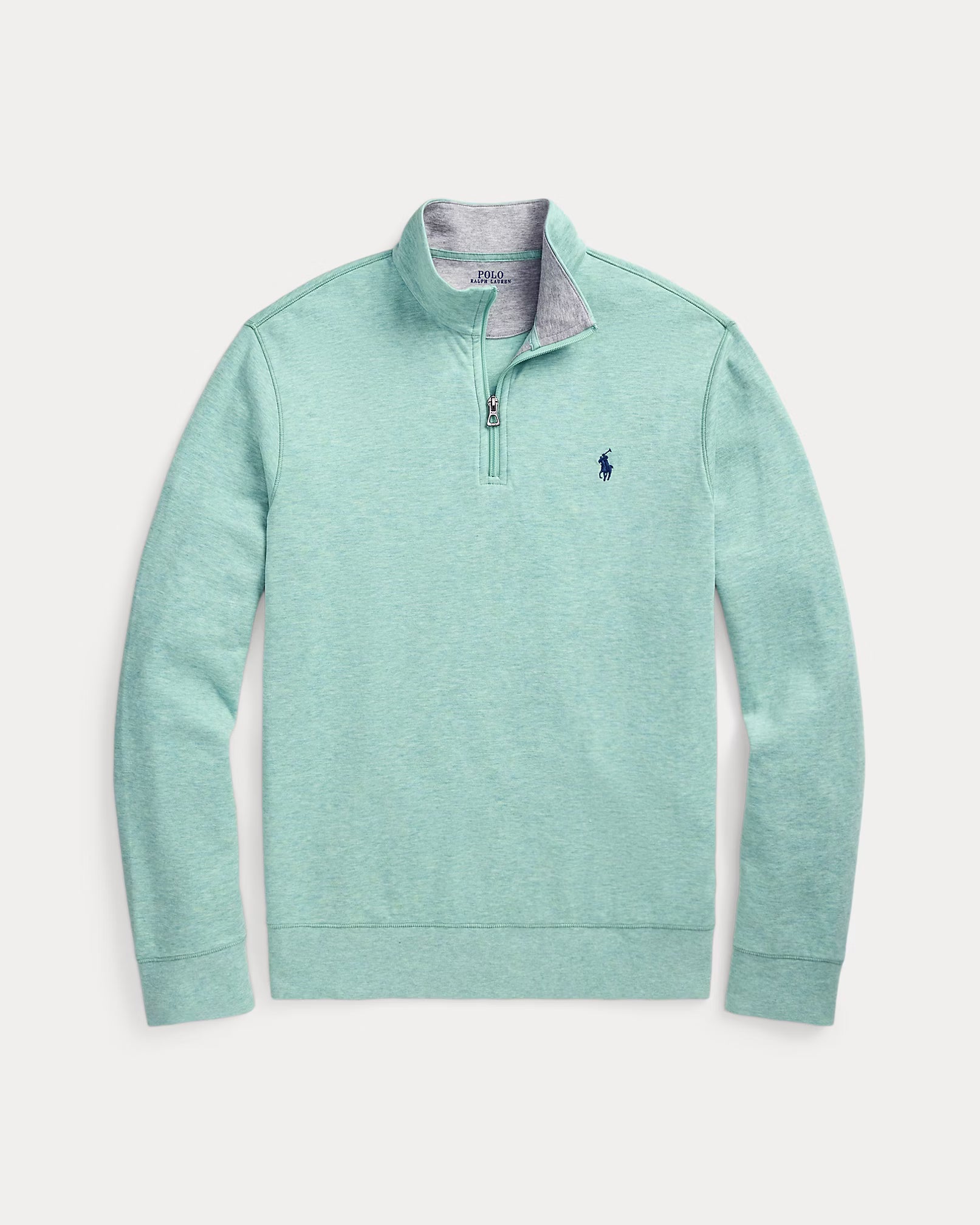 Pull demi-zippé en jersey luxueux