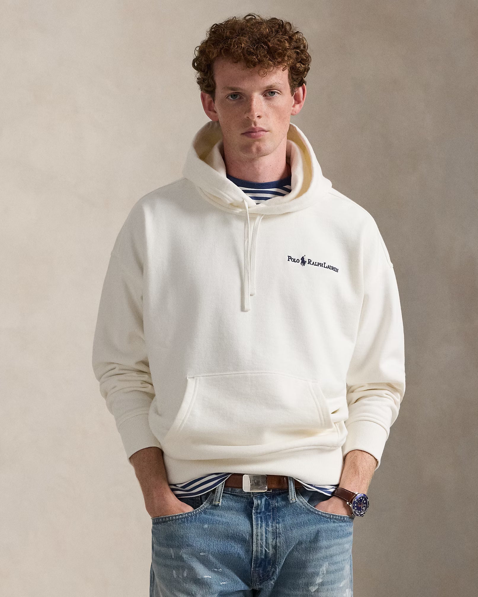Sweat capuche Relaxed Fit logo molleton