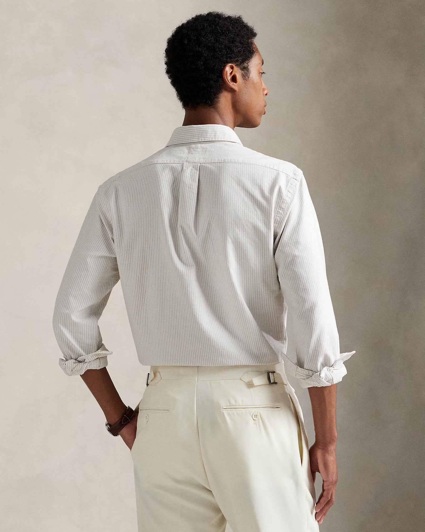Chemise Oxford rayée Slim Fit