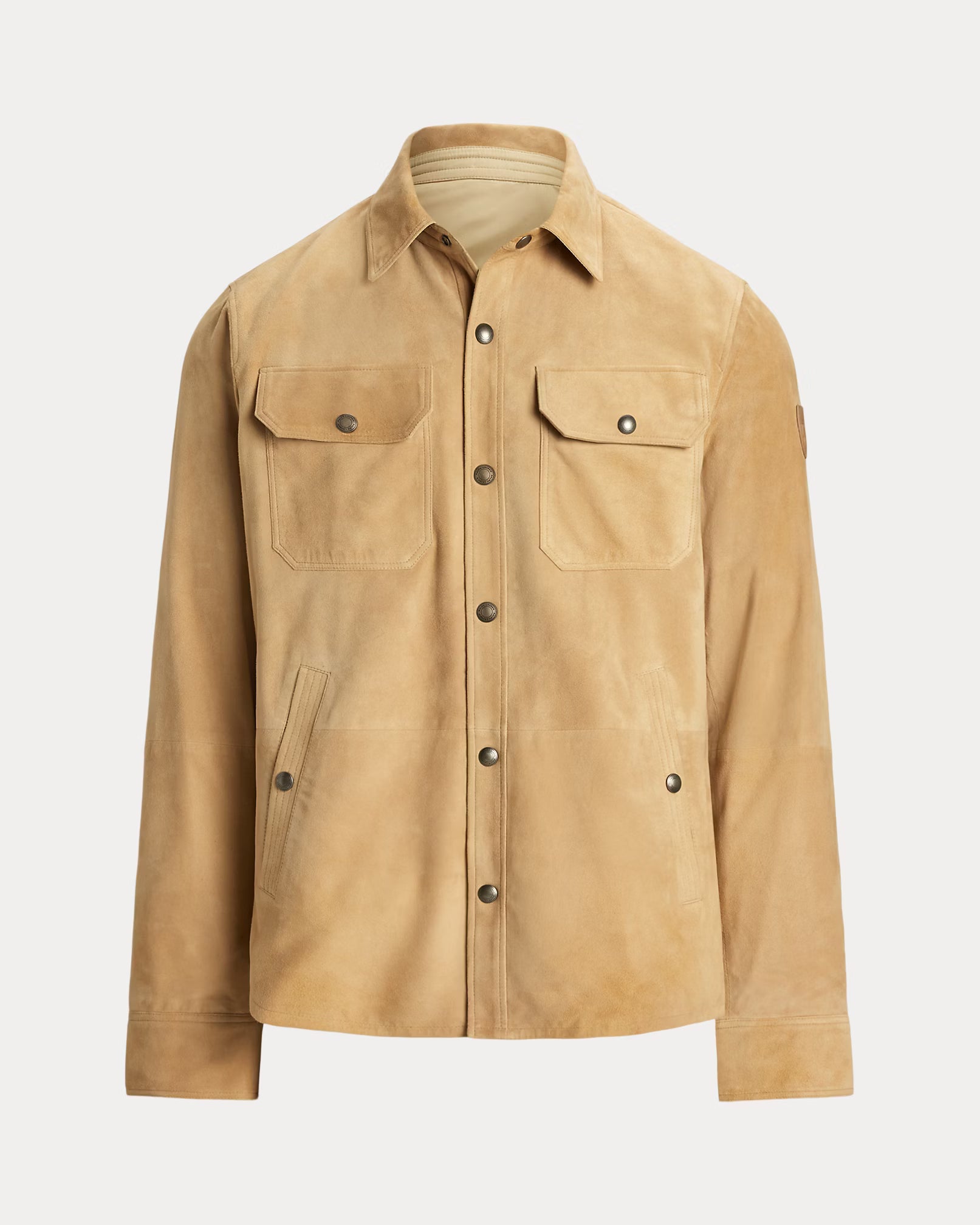 Surchemise réversible daim et taffetas