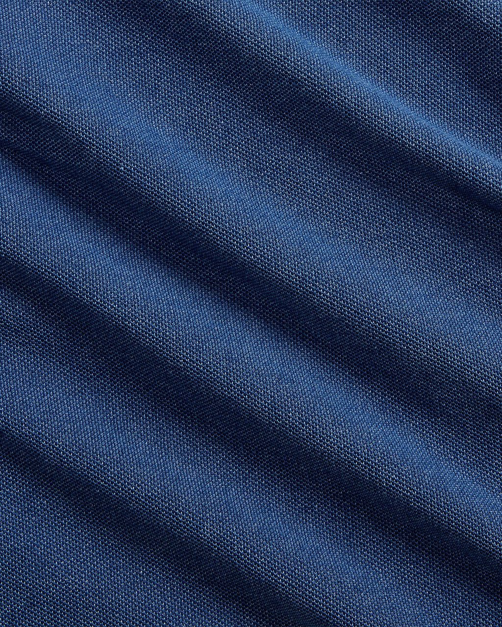 Chemise ultra-légère en piqué indigo