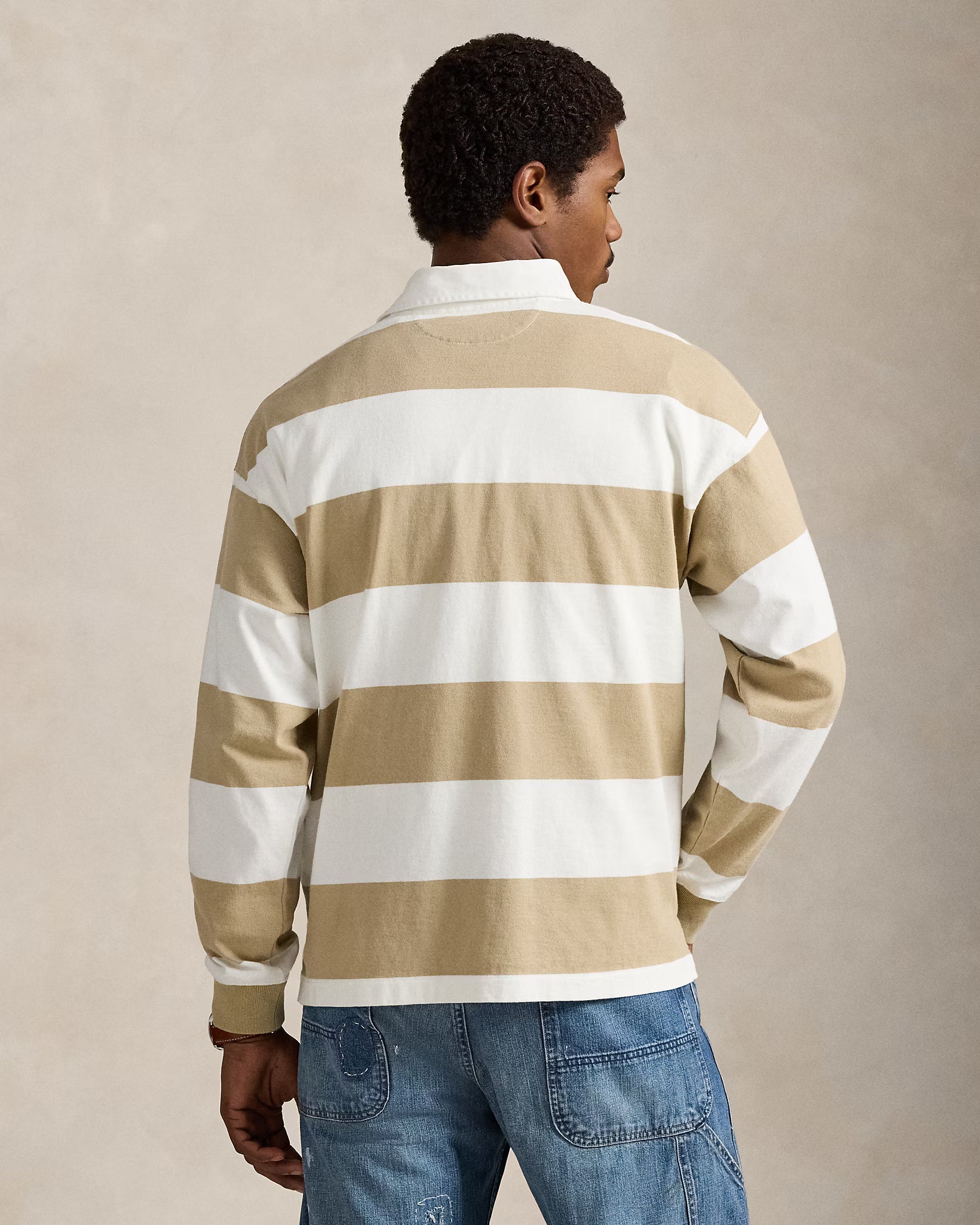 Chemise de rugby Big Fit en jersey rayé