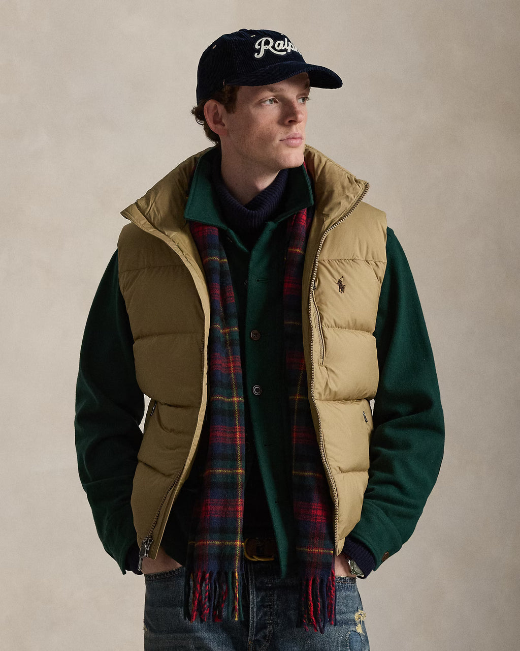 Le gilet sans manches Gorham en duvet