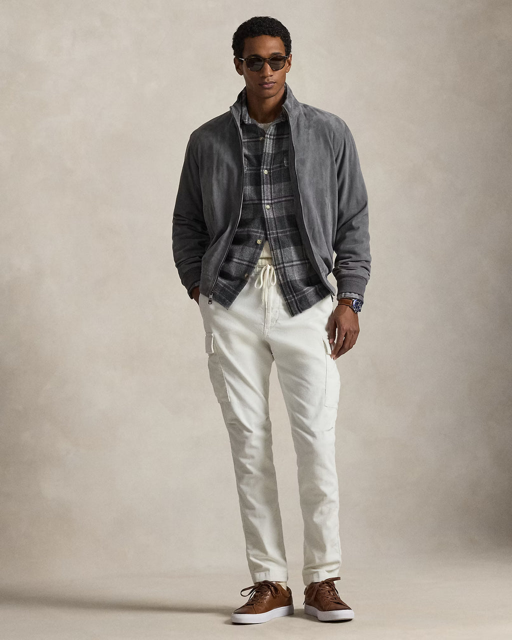 La veste en daim Charleton