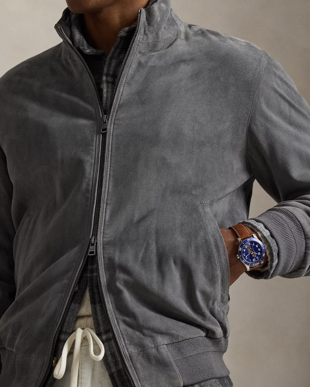 La veste en daim Charleton