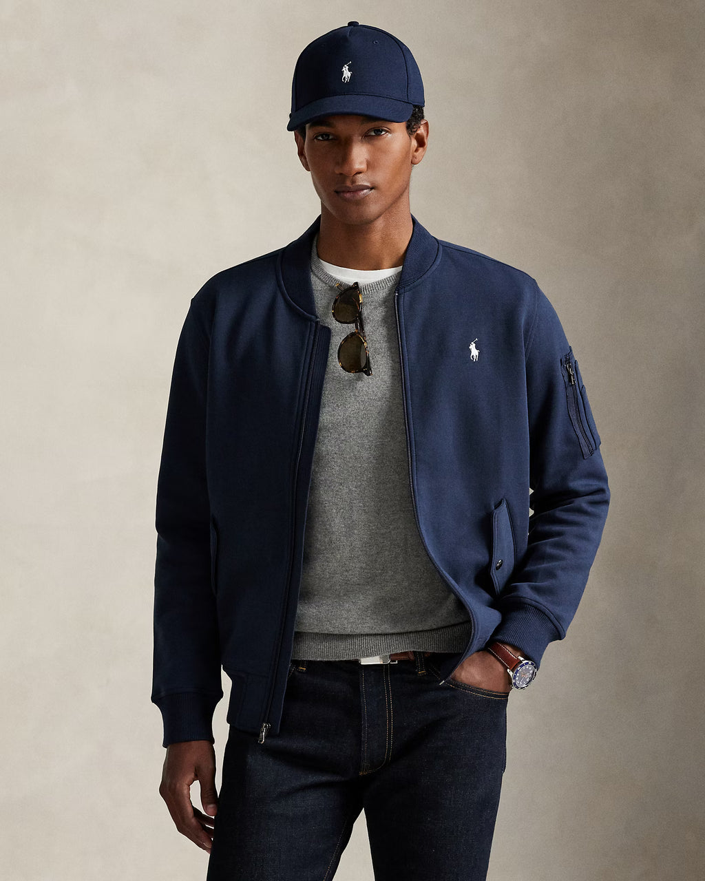 Bomber en maille double