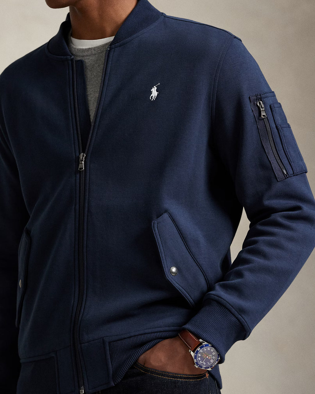 Bomber en maille double
