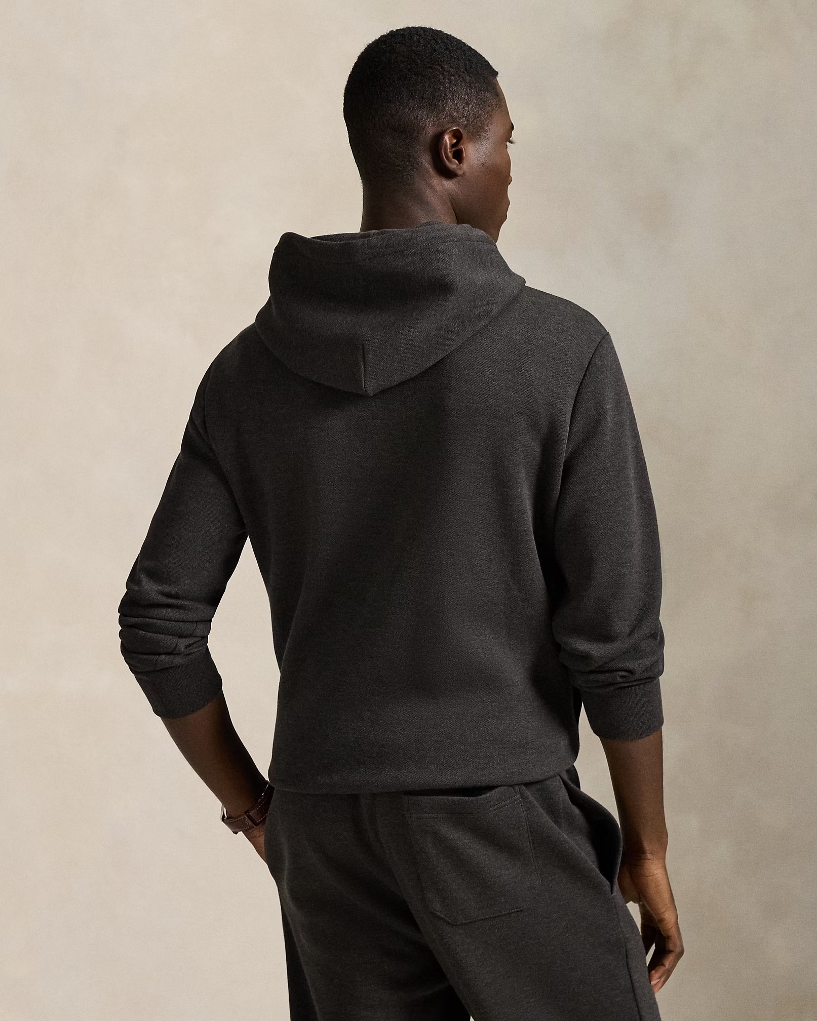 Sweat à capuche maille double