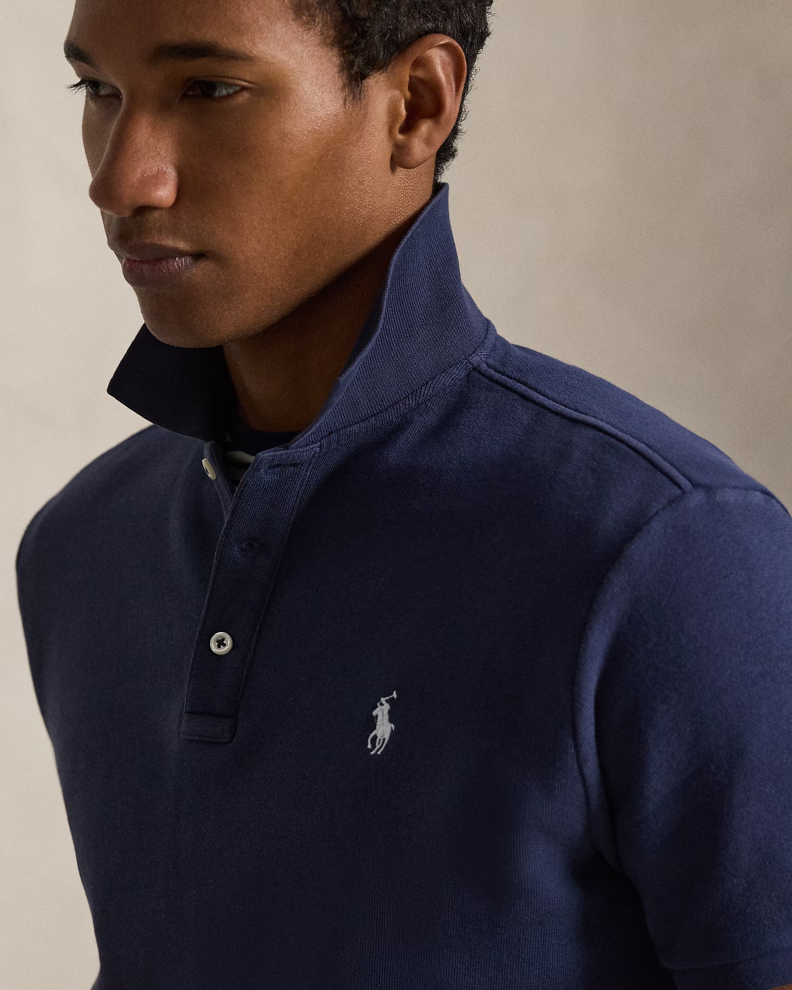 Polo en coton éponge